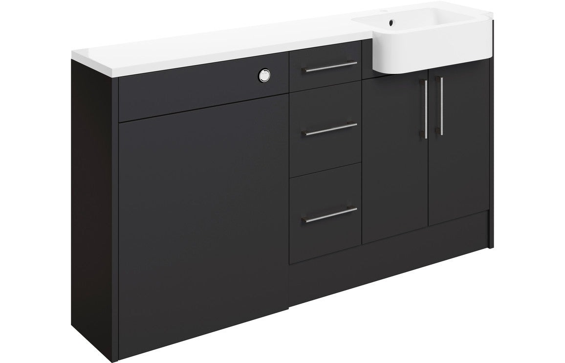 Alcala 1542mm Basin  WC & 3 Drawer Unit Pack