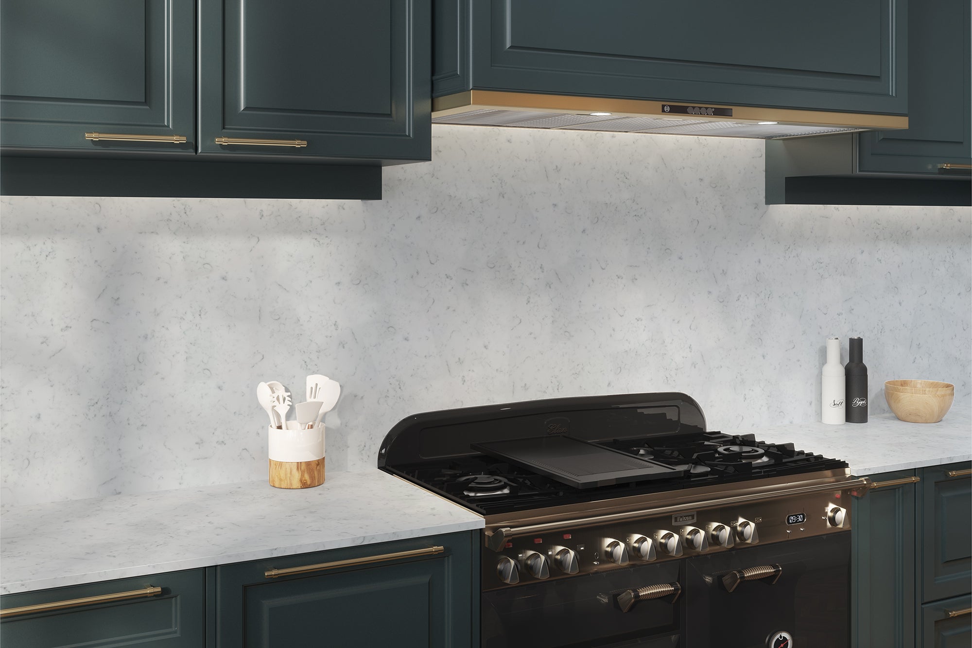 Coreluxe Carrara Marble Solid Surface Worktop