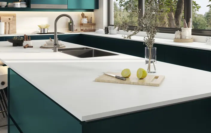 Coreluxe Arctic White Solid Surface Worktop