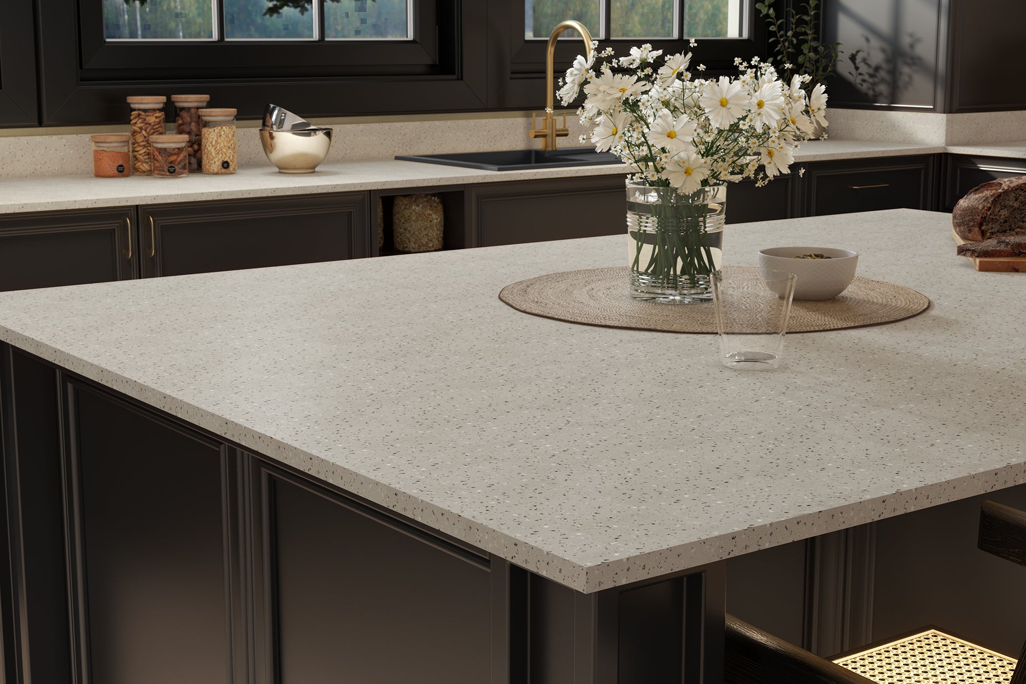 Coreluxe Sahara Shell Solid Surface Worktop