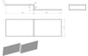 1700mm L Shape Front Bath Panel - White