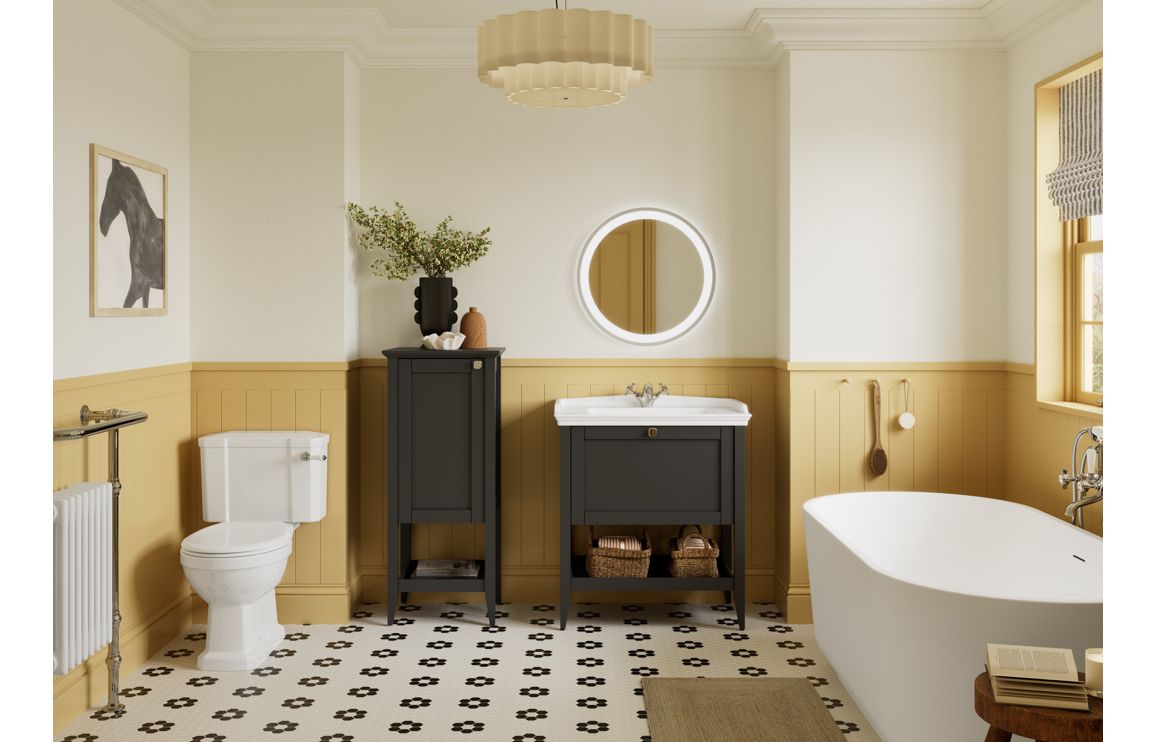 Lugo Freestanding 1685x804mm 0TH Bath - Matt White