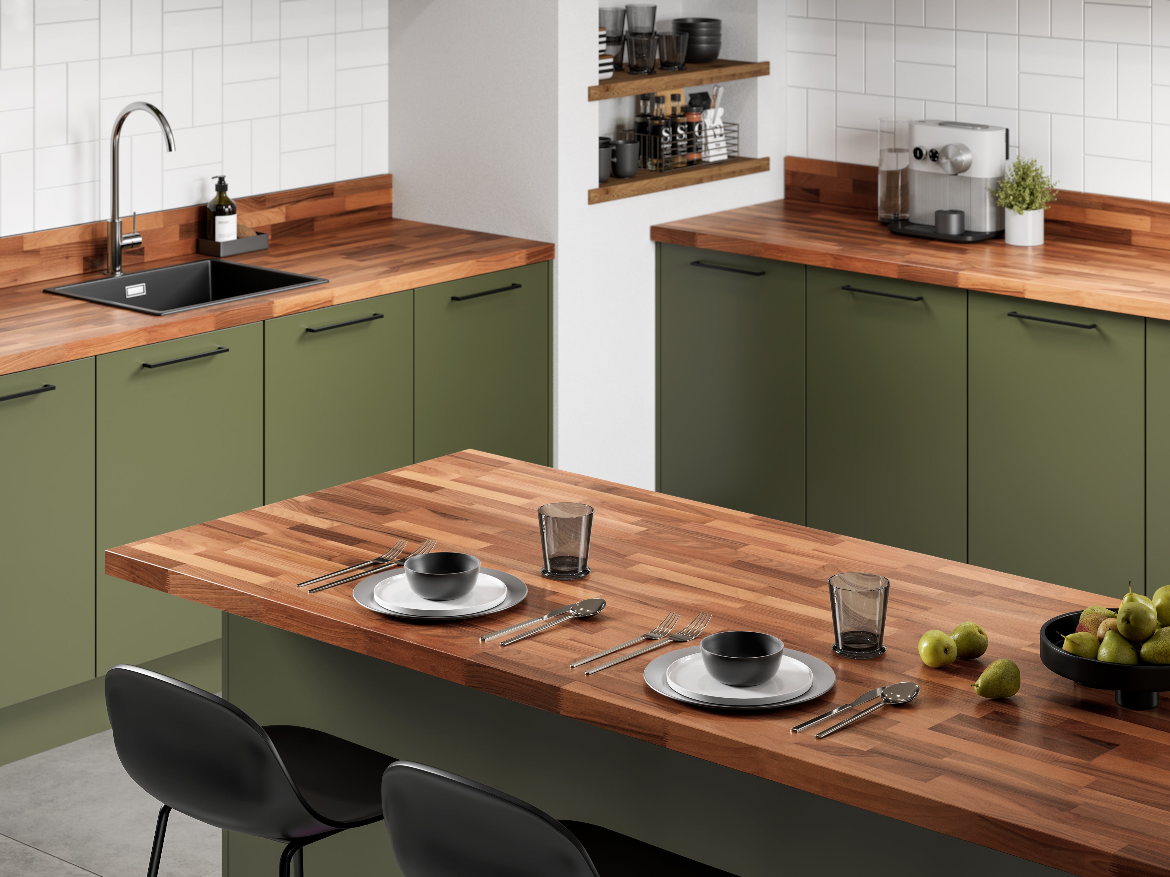 De Terra Walnut Worktop