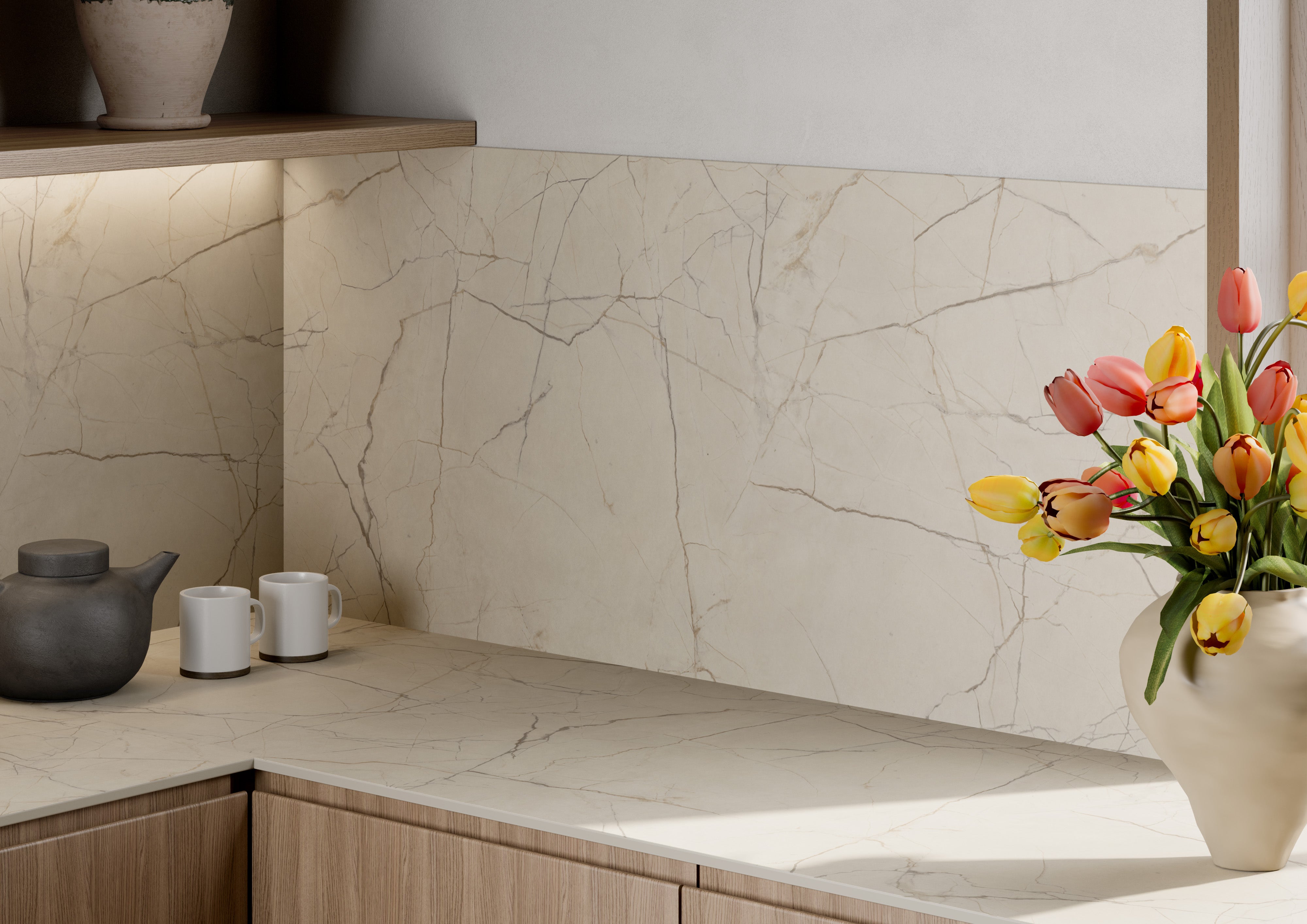 Formica Aura Marble Laminate Worktop