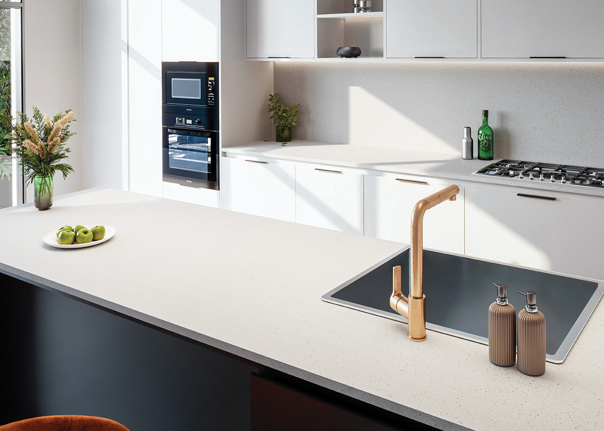 Formica Sovereign White Laminate Worktop