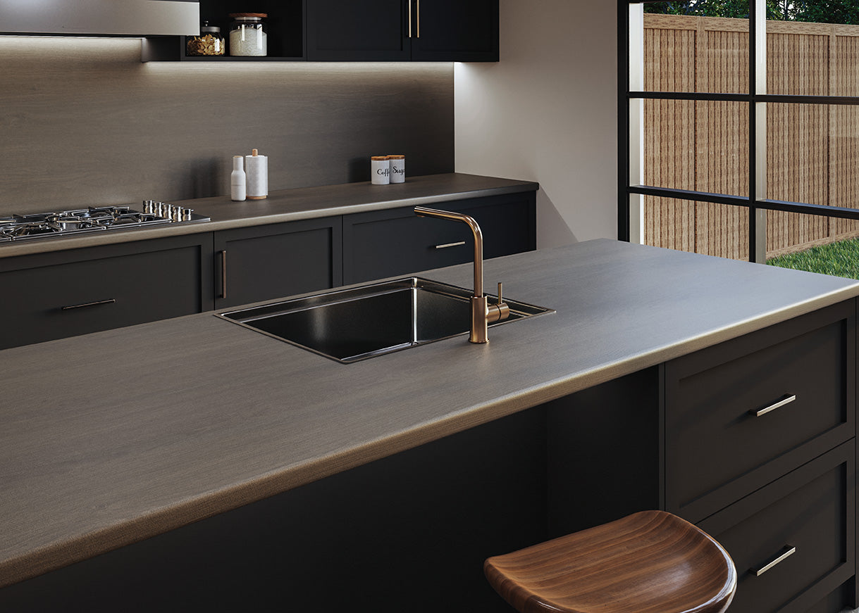 Formica Raven Oak Laminate Worktop