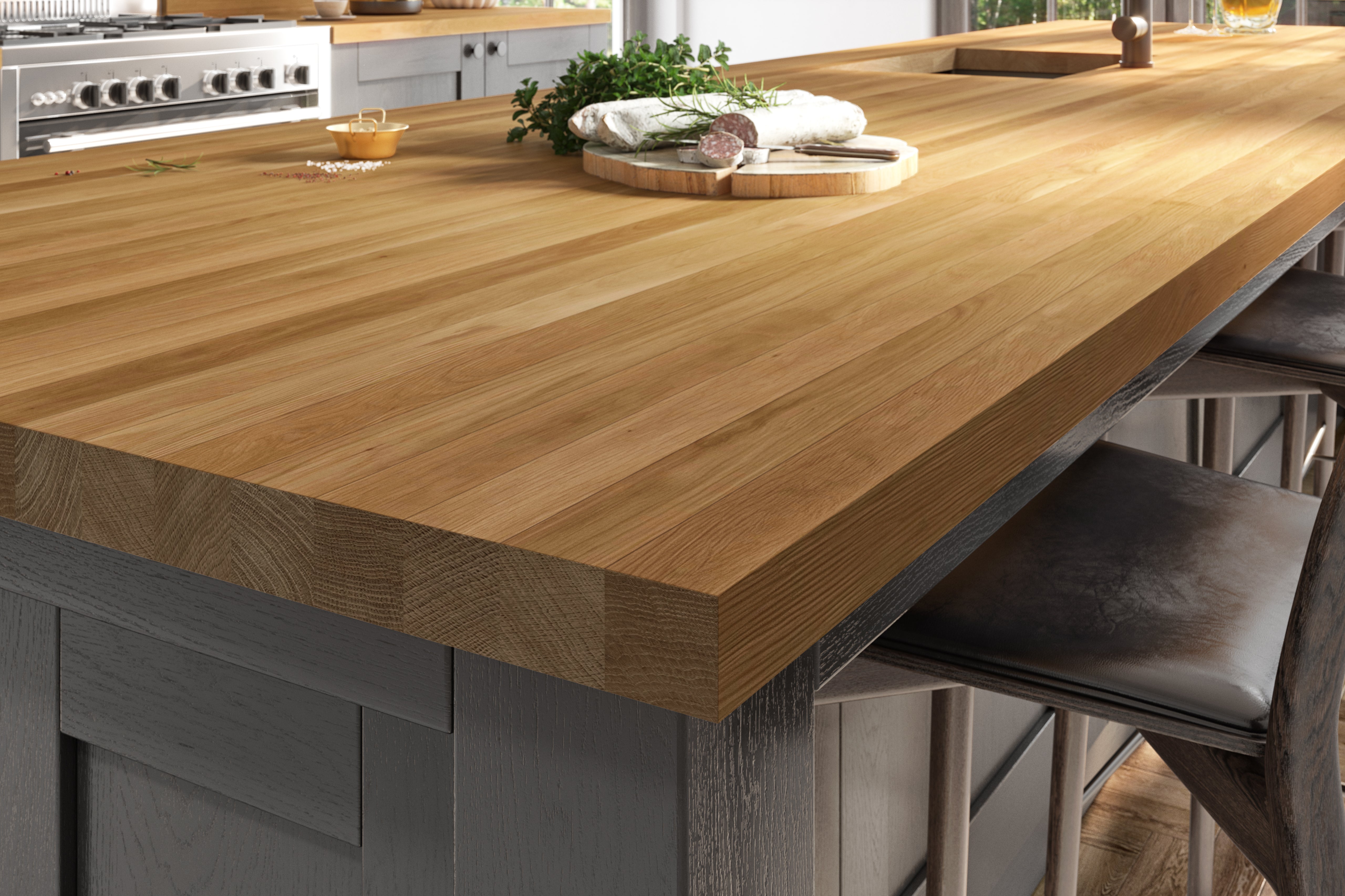 De Terra Full Stave Oak Worktop