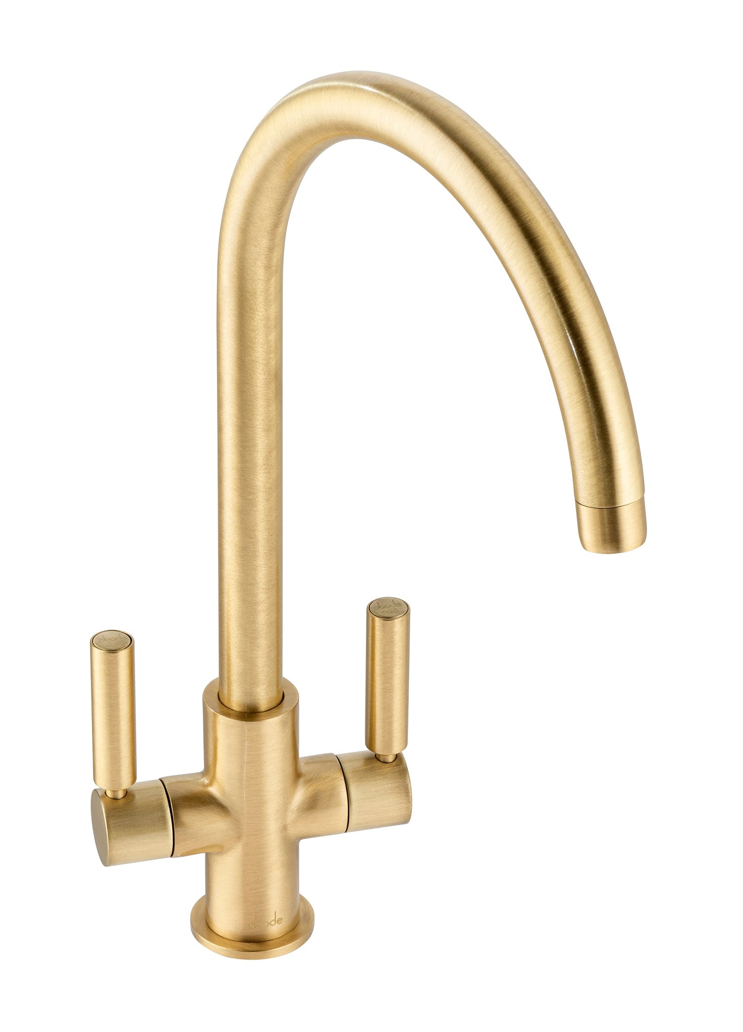Globe Dual Lever Tap Brushed Brass