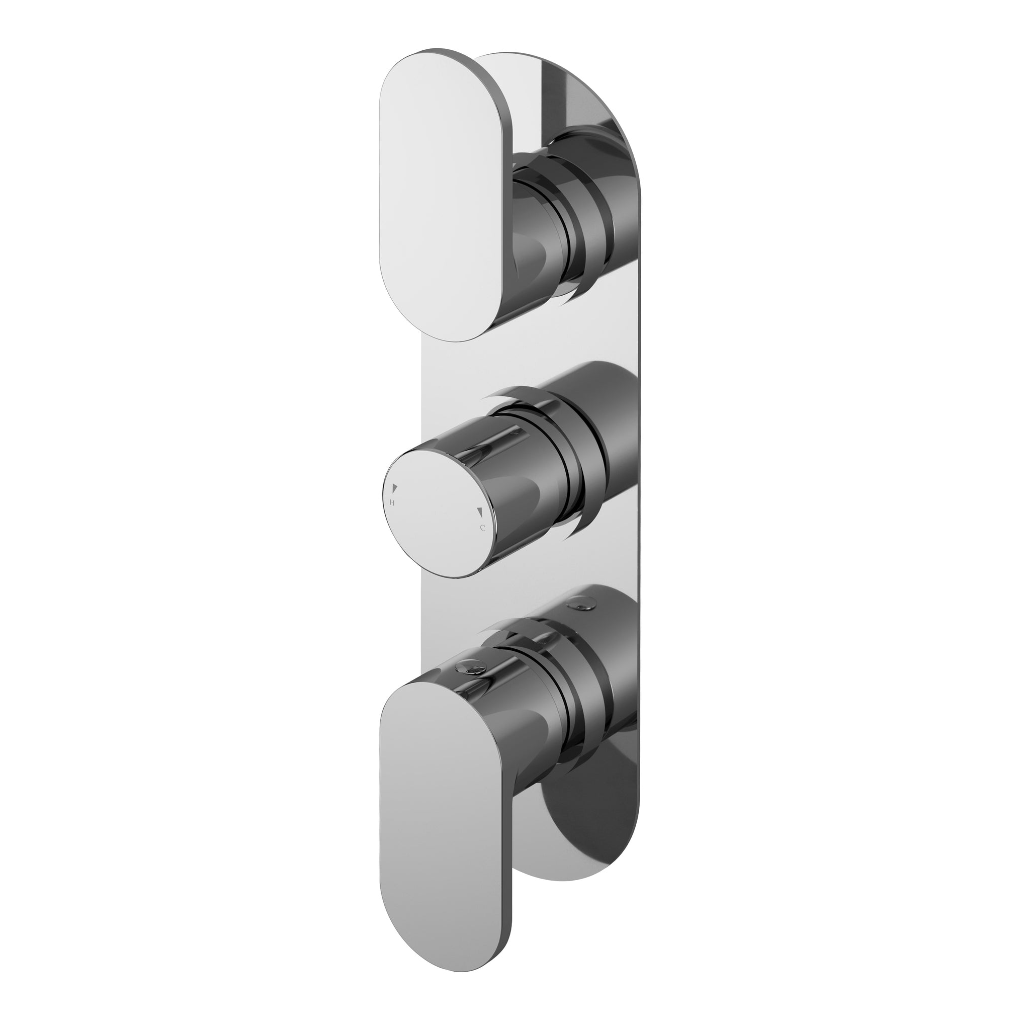 Nuie Binsey Triple Thermostatic Valve With Diverter
