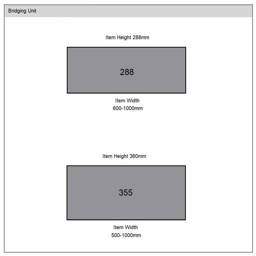 COMO ANTHRACITE Bridging Unit