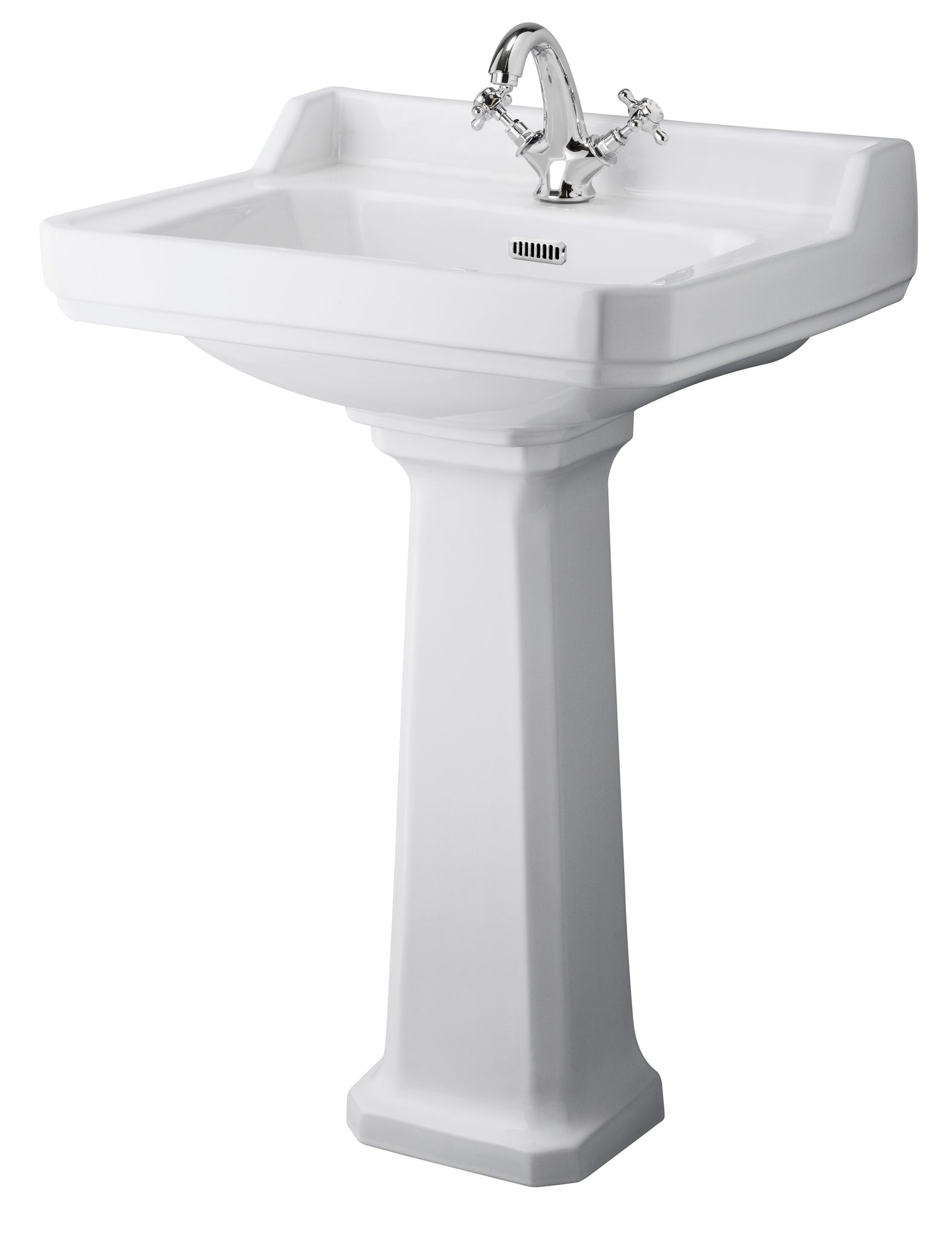 Hudson Reed Richmond 600mm 1TH Basin & Comfort Height Ped