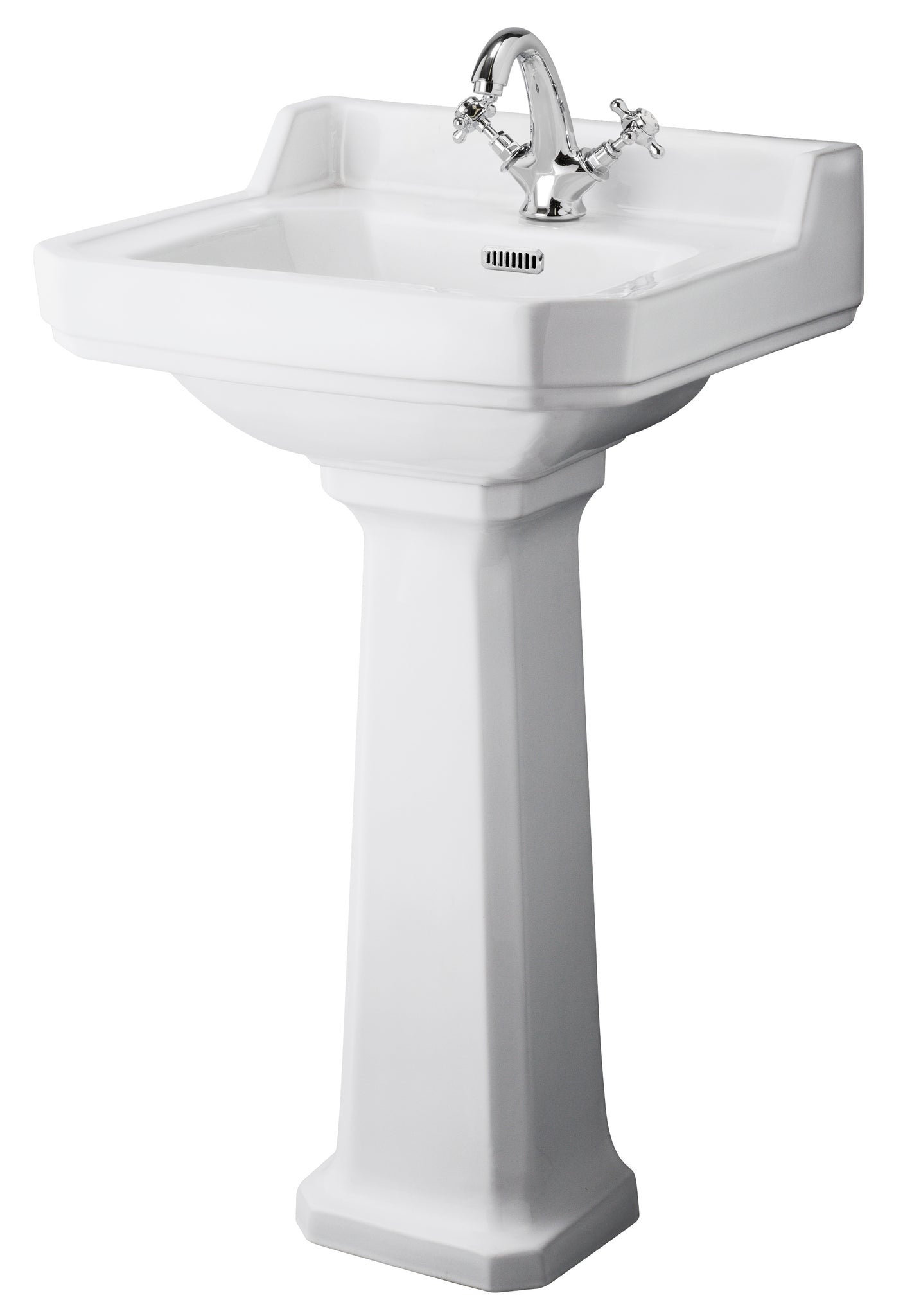 Hudson Reed Richmond 500mm 1TH Basin & Comfort Height Ped