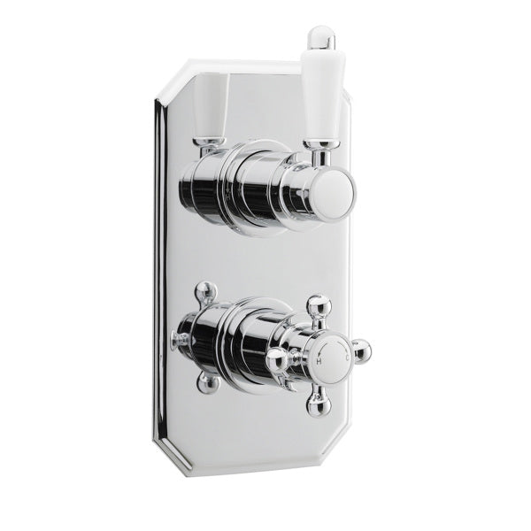 Nuie Victorian Twin Thermostatic Shower Valve