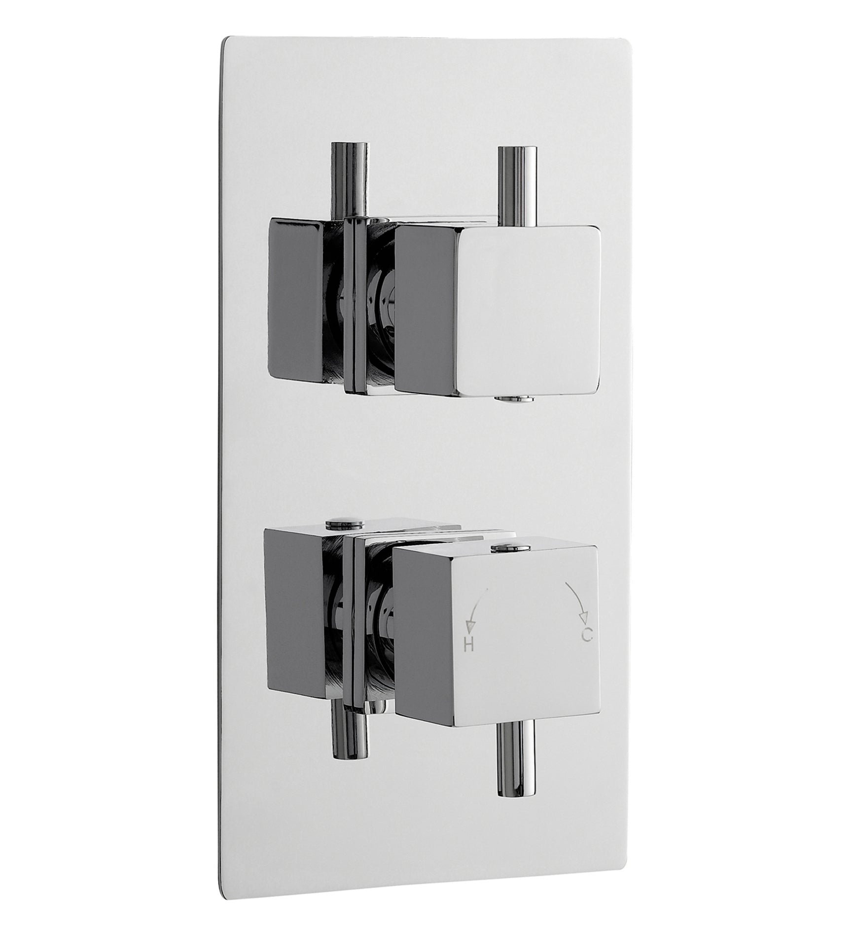 Nuie Twin Thermostatic Shower Valve