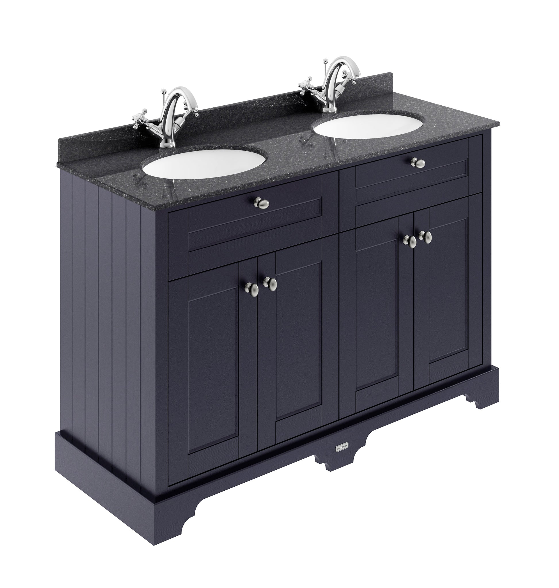 Hudson Reed Old London 1200mm Cabinet & Double Marble Top