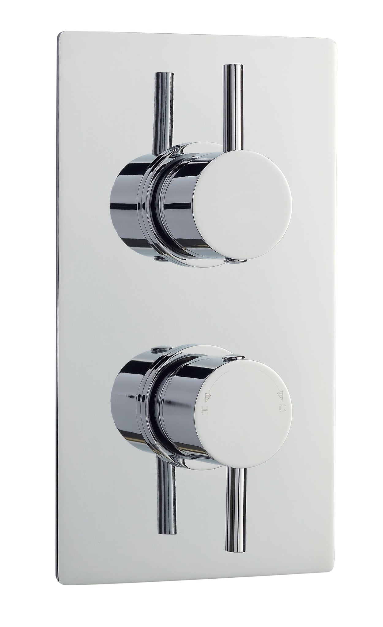 Nuie Quest Twin Thermostatic Shower Valve With Diverter