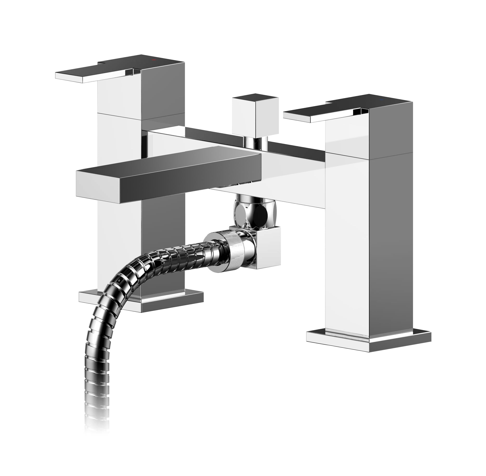 Nuie Sanford Deck Mounted Bath Shower Mixer With Kit