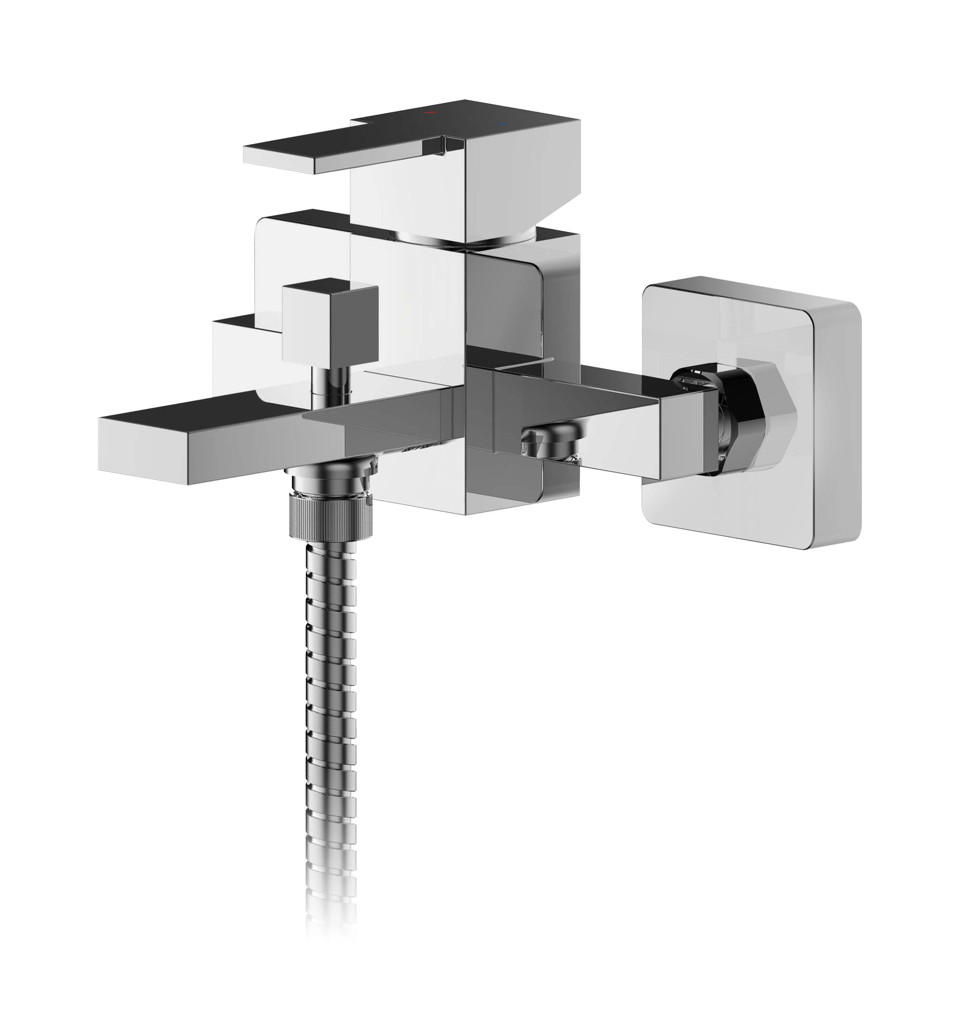 Nuie Sanford Wall Mounted Bath Shower Mixer With Kit