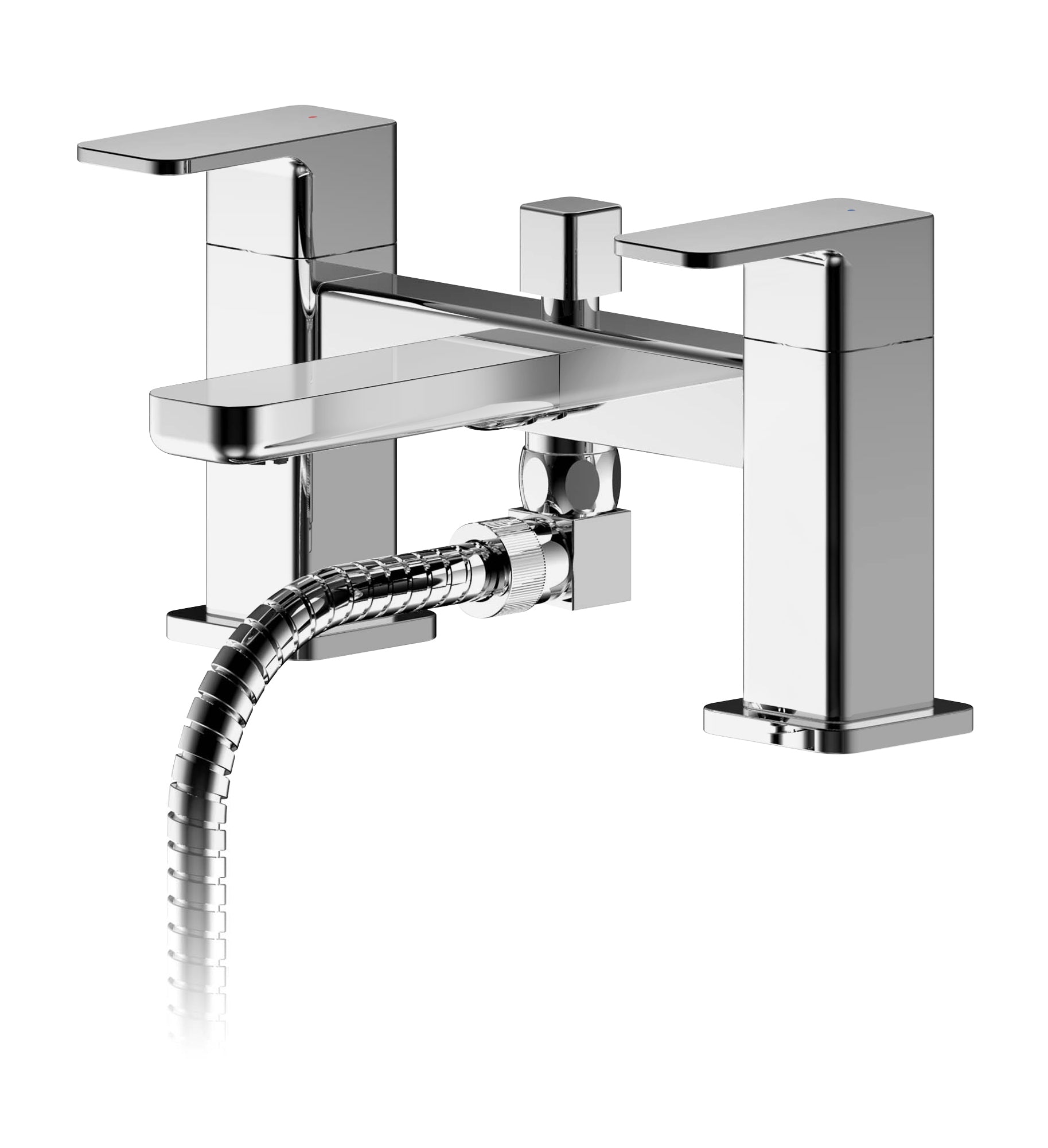 Nuie Windon Deck Mounted Bath Shower Mixer With Kit